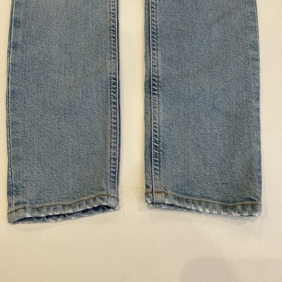 Agolde Nico High Rise Button Fly Slim Fit Jeans Size 23 - Picture 8 of 16